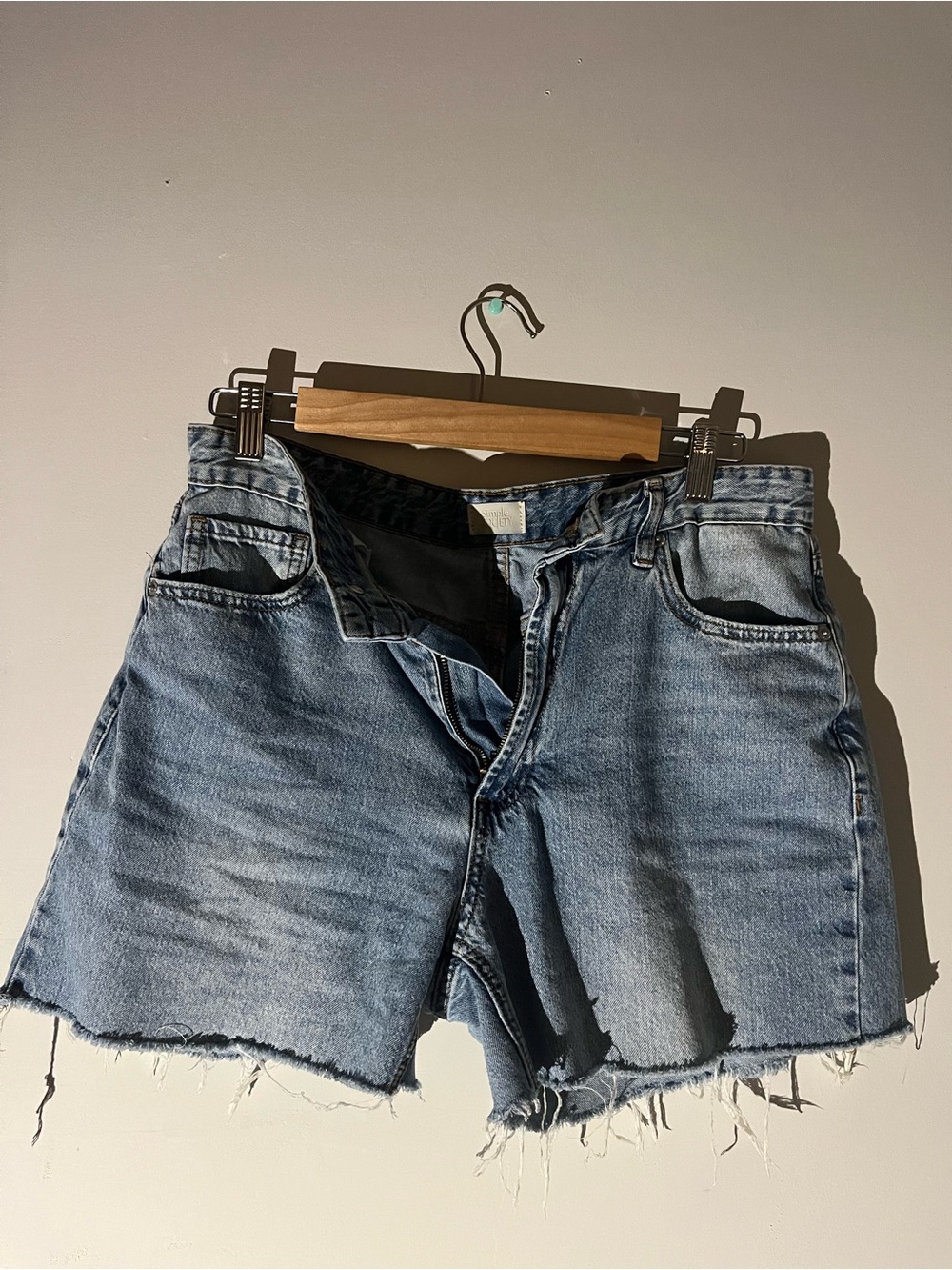 Blue baggy Jean Shorts